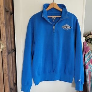 Blue 84 Men's Blue Quarter-Zip Sweatshirt